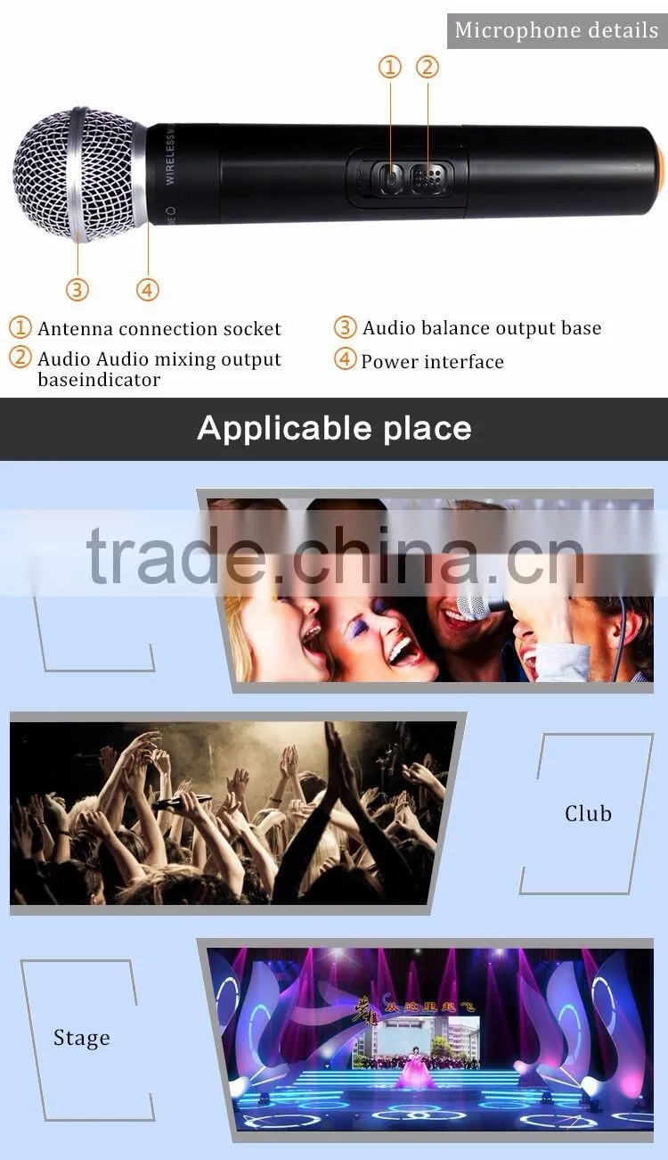 Free samples uhf ppl digital teaching mic wireless handhold microphone