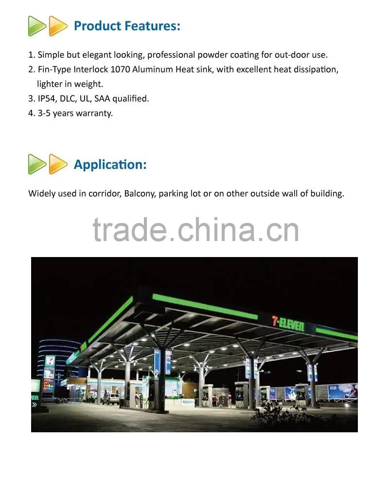 2016 Recessed Retrofit LED Canopy Light 90w Warehouse outdoor led canopy lights
