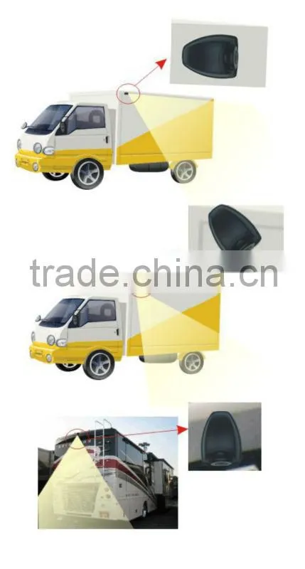 Waterproof color car side view camera
