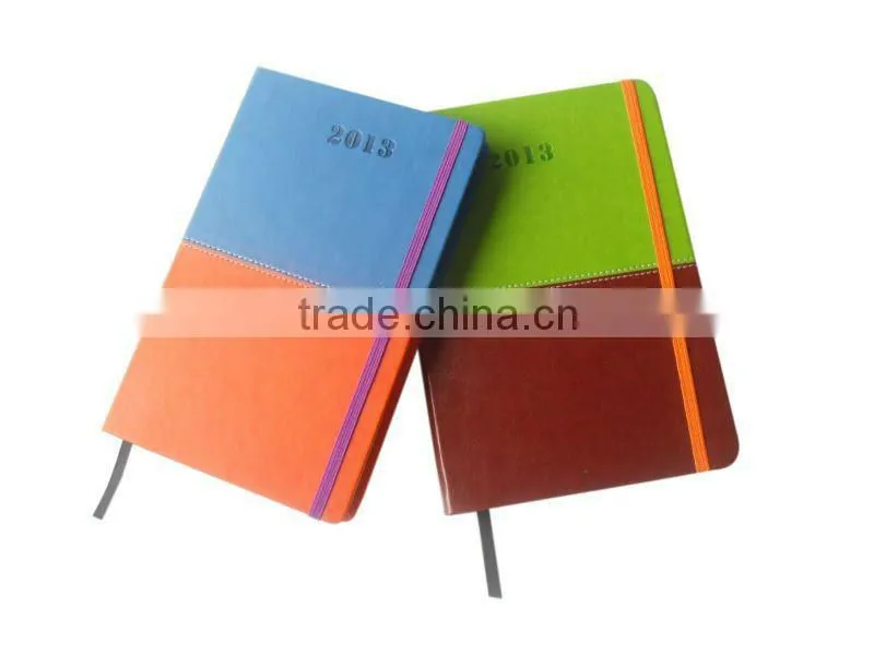 A4 A5 A6 pu notebook with logo embossed or printed, promotion gift