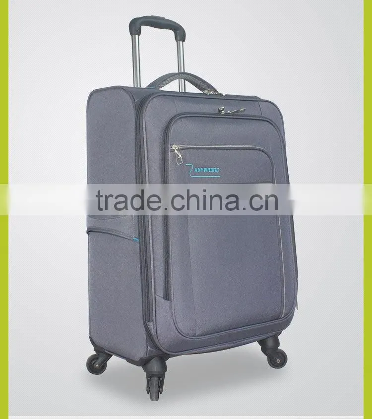 Favorable price four wheels trolley luggage with fashional style