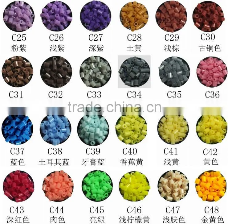 wholesale educational toys 1k/bag/color C- 2.6mm Artkal mini hama beads