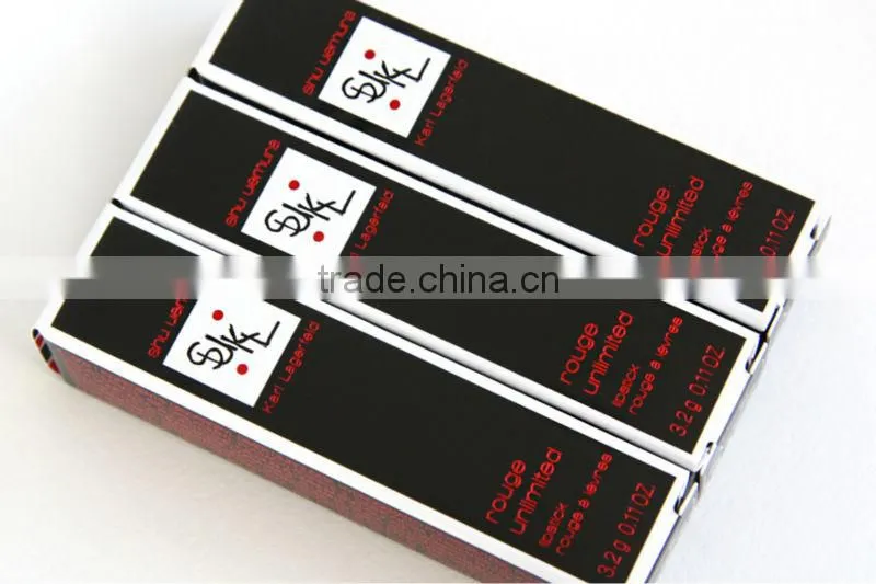 Factory price custom printed black luxury packaging paper perfume box