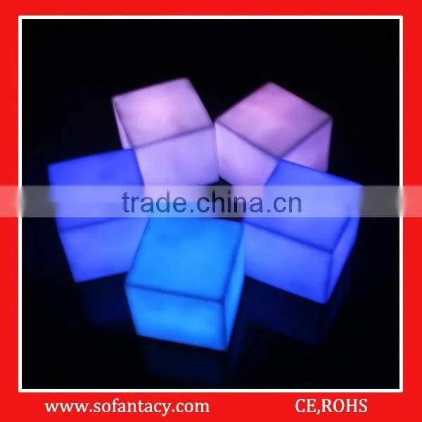 colour changing cube shape light up mood light