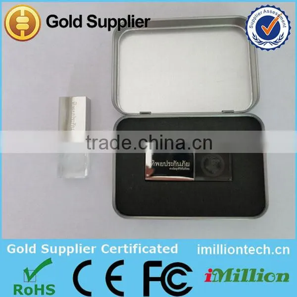 Wholesales Alibaba Express LED Light Crystal USB Flash Drive,USB glass flash drives,3D Crystal Glass USB Pendrive