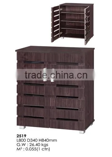 Modern Design Wooden Shoes Cabinet with 2 Doors
