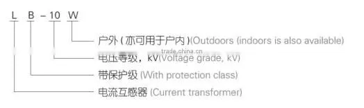 LB-10W oil immersed type current transformer