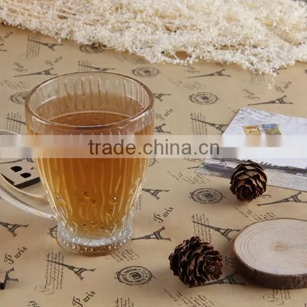 Long Run 160ml glass cup with handle