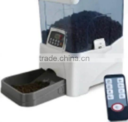 High tech automatic pet feed dispenser