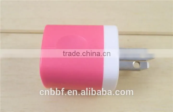 Universal EU USA Wall Adapter plug USB Home Travel Charger power Cube 1A