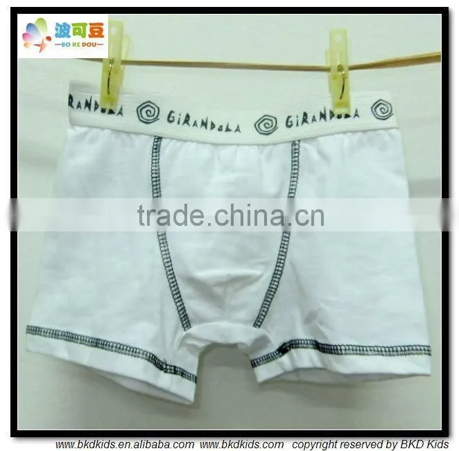 BKD OEM service cotton kids boy boxers in Alibaba