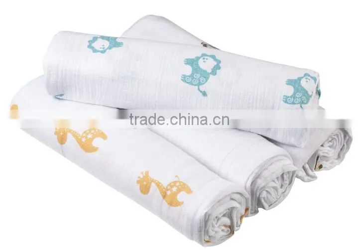 Super Soft Lattice Muslin Swaddling Baby