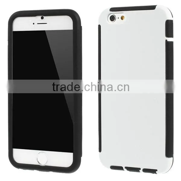 2015 New Dual Color TPU PC case for apple iphone 6 case