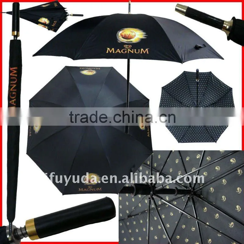 23inch green coated double layers automatic umbrella