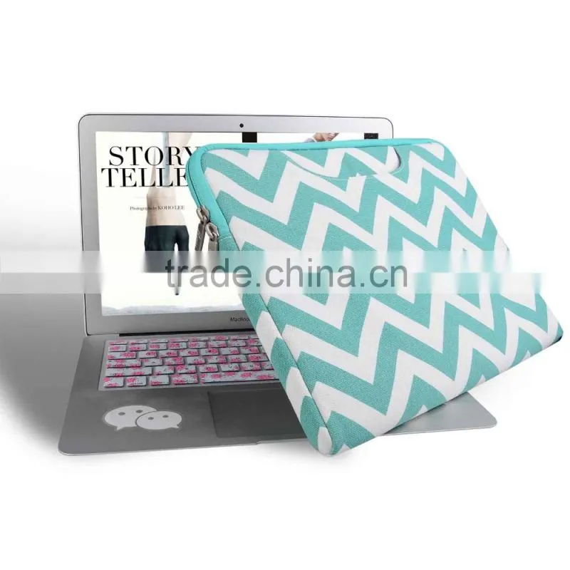 2016 Fashionable Waterproof Laptop Sleeve Case Nylon Lycra Fabric Laptop / Notebook Computer /Briefcase Bag