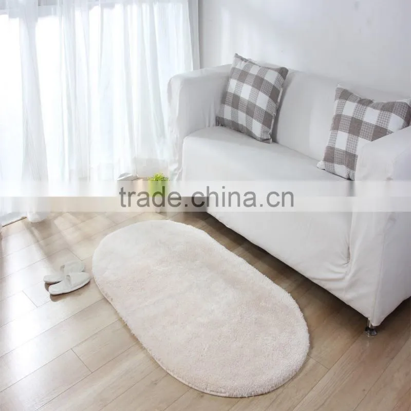 2016 DADA anti-skid mat soft high water absorption fluffy shaggy bath mat wrinkle resistant kitchen carpet