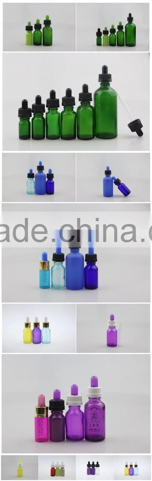 20ml slant shoulder glass liquid foundation bottles with shiny silver lotion pump