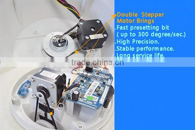 waterproof IP66 Auto tracking color cmos pc camera PTZ security camera