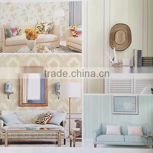 non woven flower design vivid decrotion wallpaper