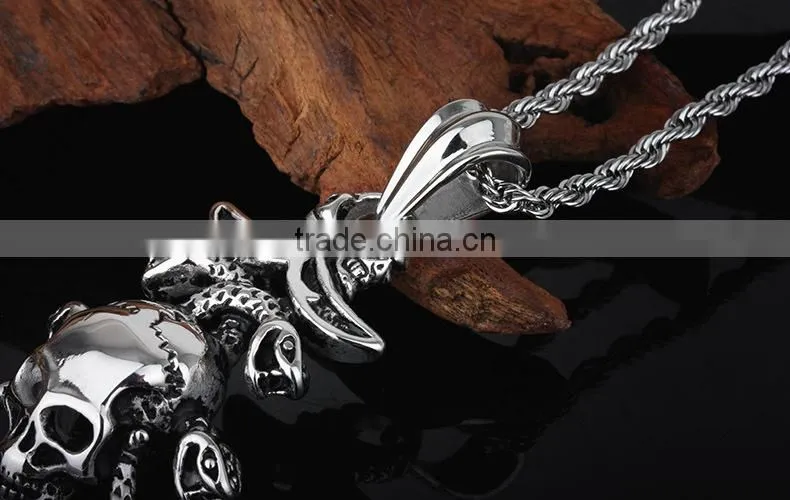 fashion stainless steel 50 cent jewelry Pendant