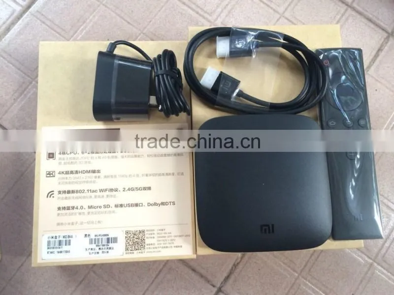 Android 4.4 Quad Core cheap Xiaomi 4K TV BOX