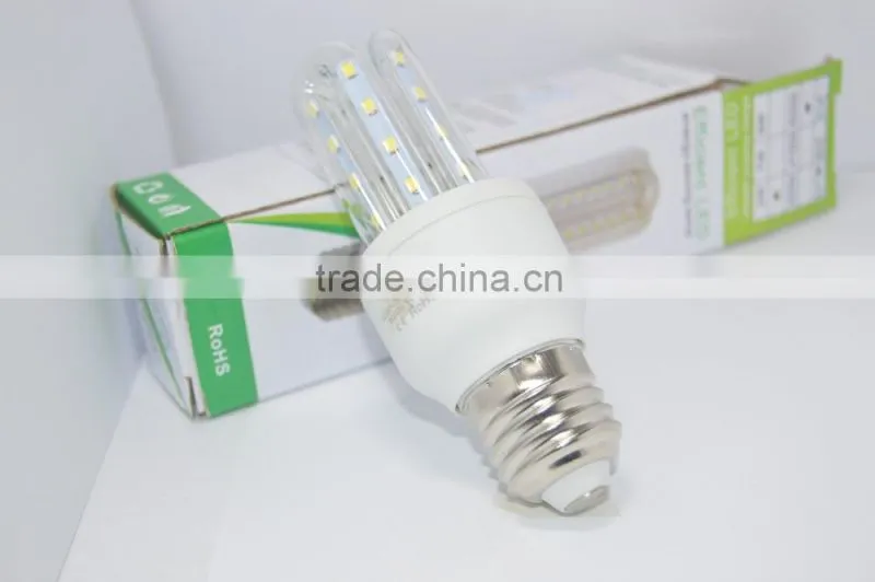 E14 E27 U-shape lamp led corn bulb 120v 5w light bulb