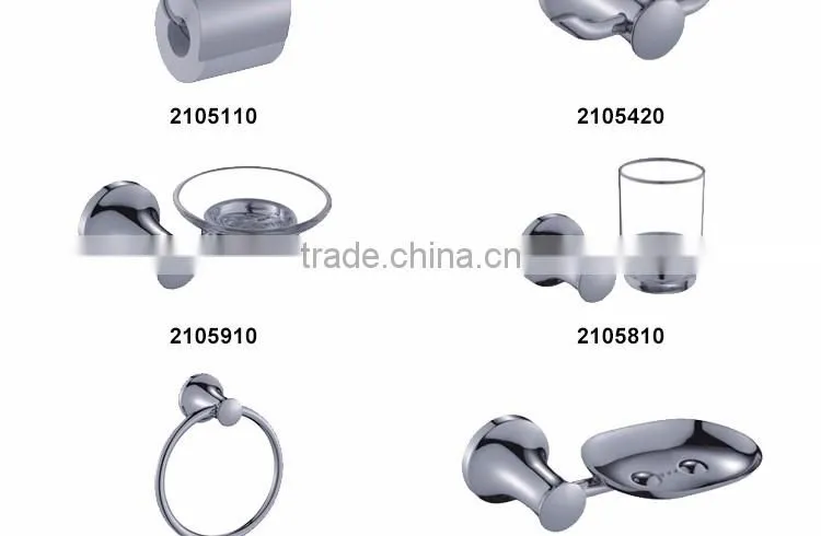 Hotel balfour bathroom accessories round glass bath round soap saver
