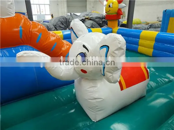 Cartoon painted inflatable bouncer/inflatable jumping house/new style inflatable jumper fun city