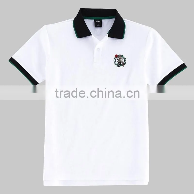 Solid color polo rugby shirt