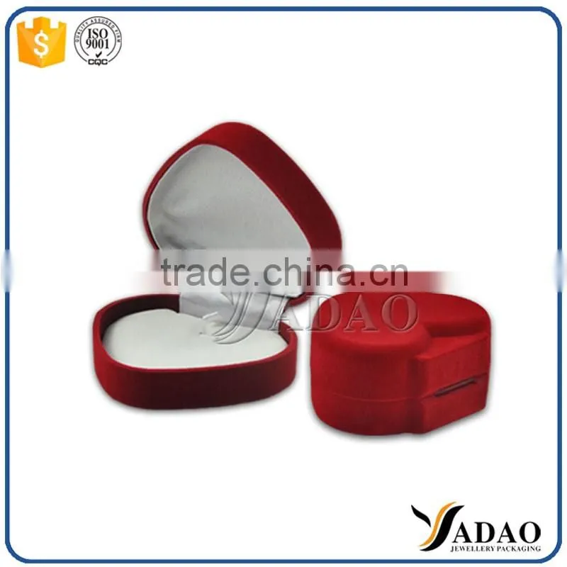 heart shape velvet packaging box suppliers