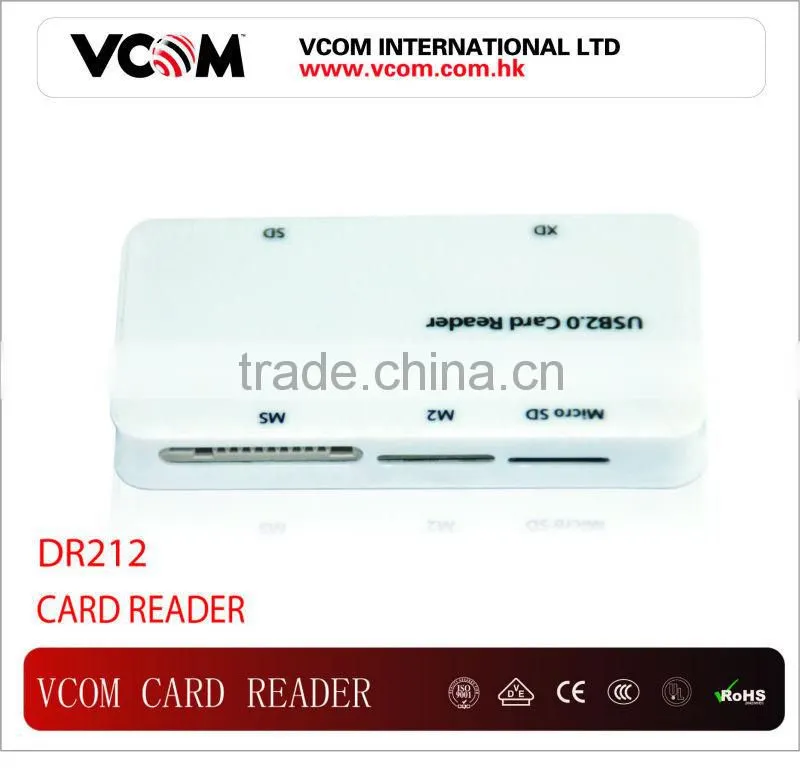 VCOM High Quality Portable Compatible USB 1.1 Card Reader
