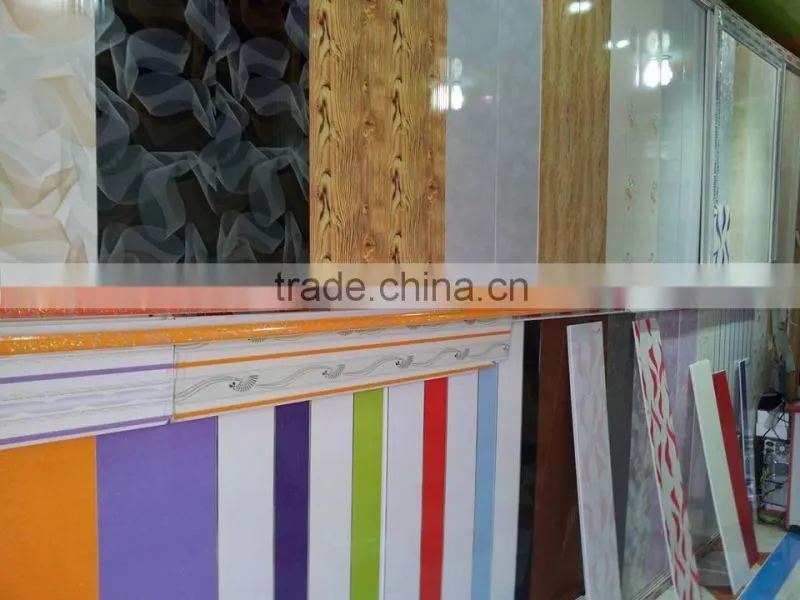 2016 250x7mm, 8mm Algeria pvc false ceiling pvc ceiling pane pvc plafond