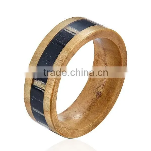Mens Wooden Finger Jewellery Ring