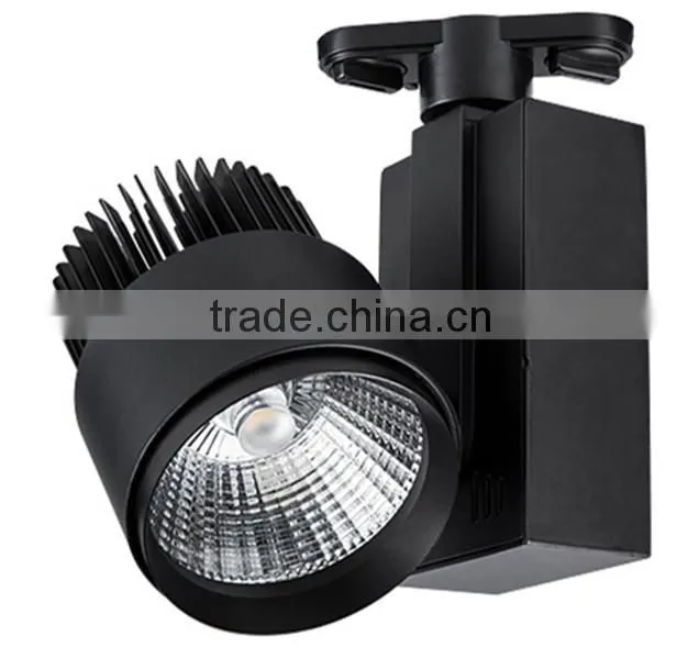 aluminum black led spotlight track