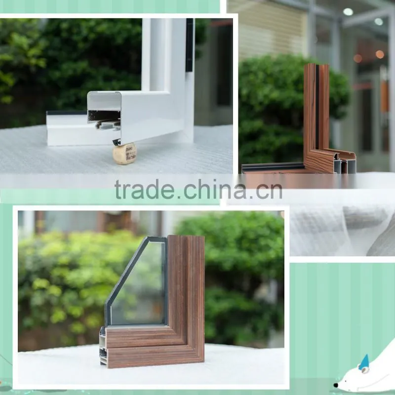Good quality aluminum window price tilt and turn window hardware aluminium tilt and turn windows