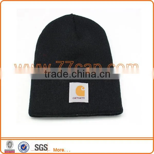 Custom design logo embroidered man winter hat fashion