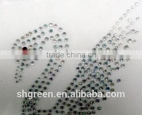Rhinestone hot fix motif for clothes