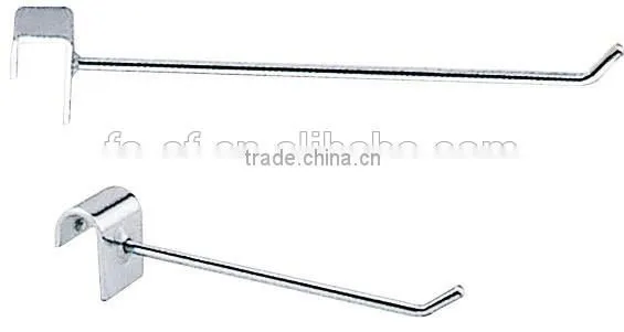 hotsale peg hooks,slatwall plate hooks for supermarket D1