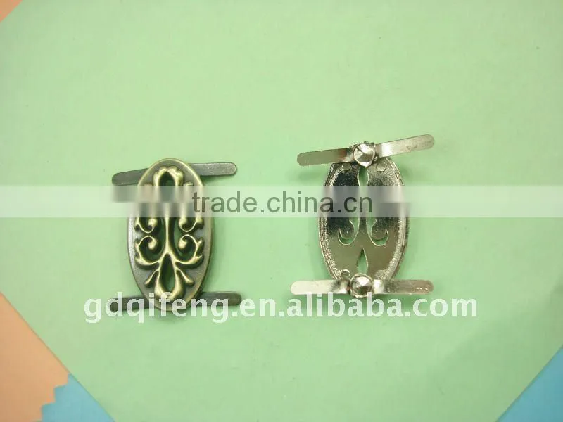 qifeng well design metal shoes lable q-2412 sell to india