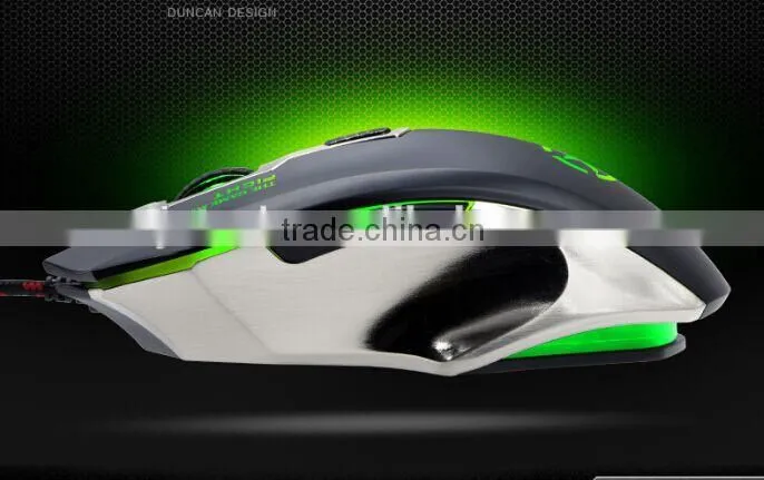brand glowing drivers usb 6d optical gaming mouse