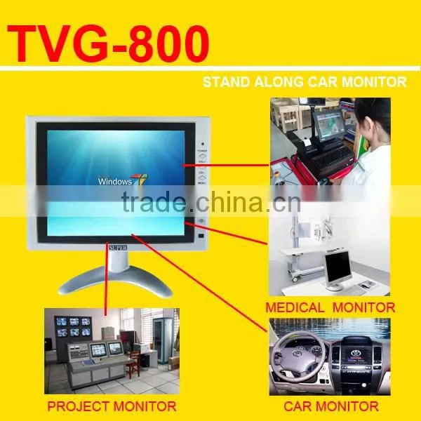 8 INCH TFT-LCD MONITOR VGA BNC AV INPUT 1024X768 RESOLUTION