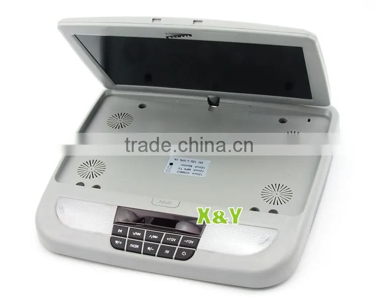 18.5 inch car roof DVD monitor,18.5 inch roof flip down USB SD MP5 FM HDMI car monitor dvd player XY-186DVD