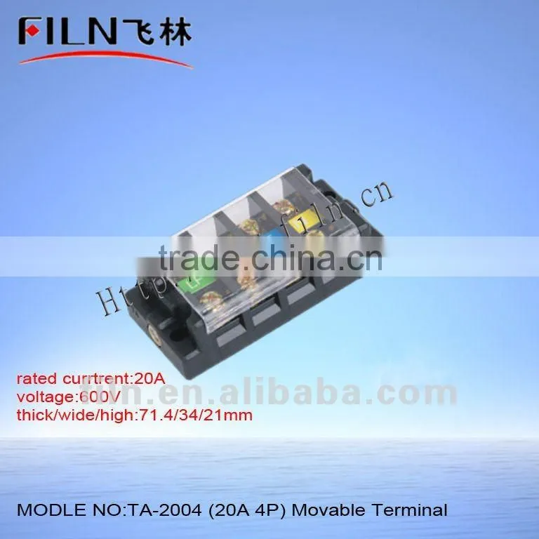 terminal block connector TA-2004 20A 4P