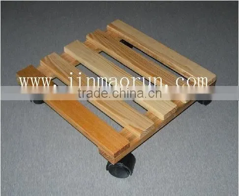 45kg load capacity wooden rolling dolly TC0818