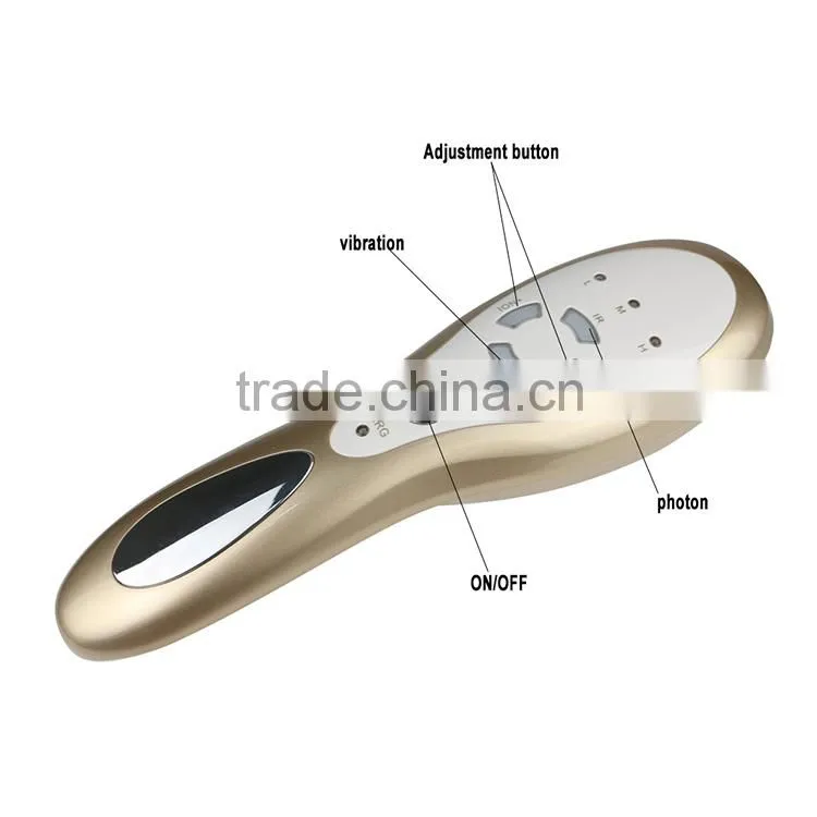 handheld best ion photon Vibration hair growth machine