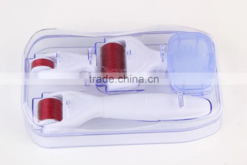 4 in 1 skin roller 1200/720/300 needles dermaroller manufacturer fda