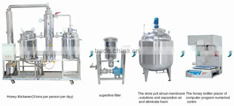 honey filter honey filtering & thickener machine