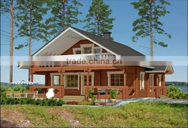 Two Story Prefab Living Wooden House/Villa