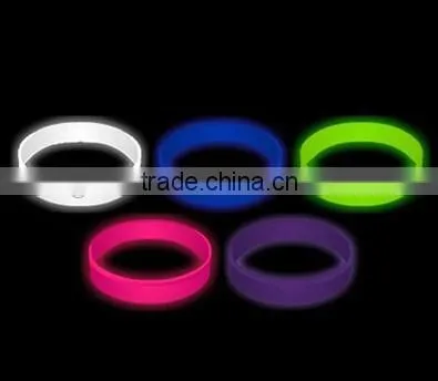 Rainbow color silicone wristband ,silicone bracelets