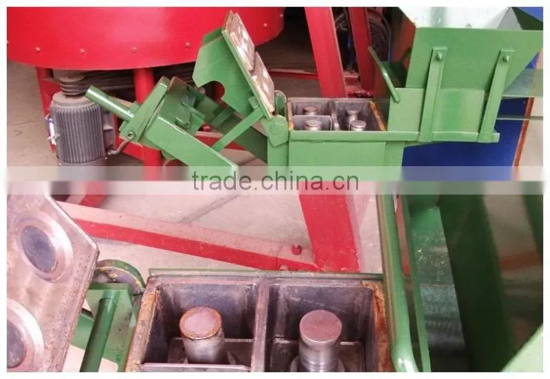 Compress interlocking clay brick making machine